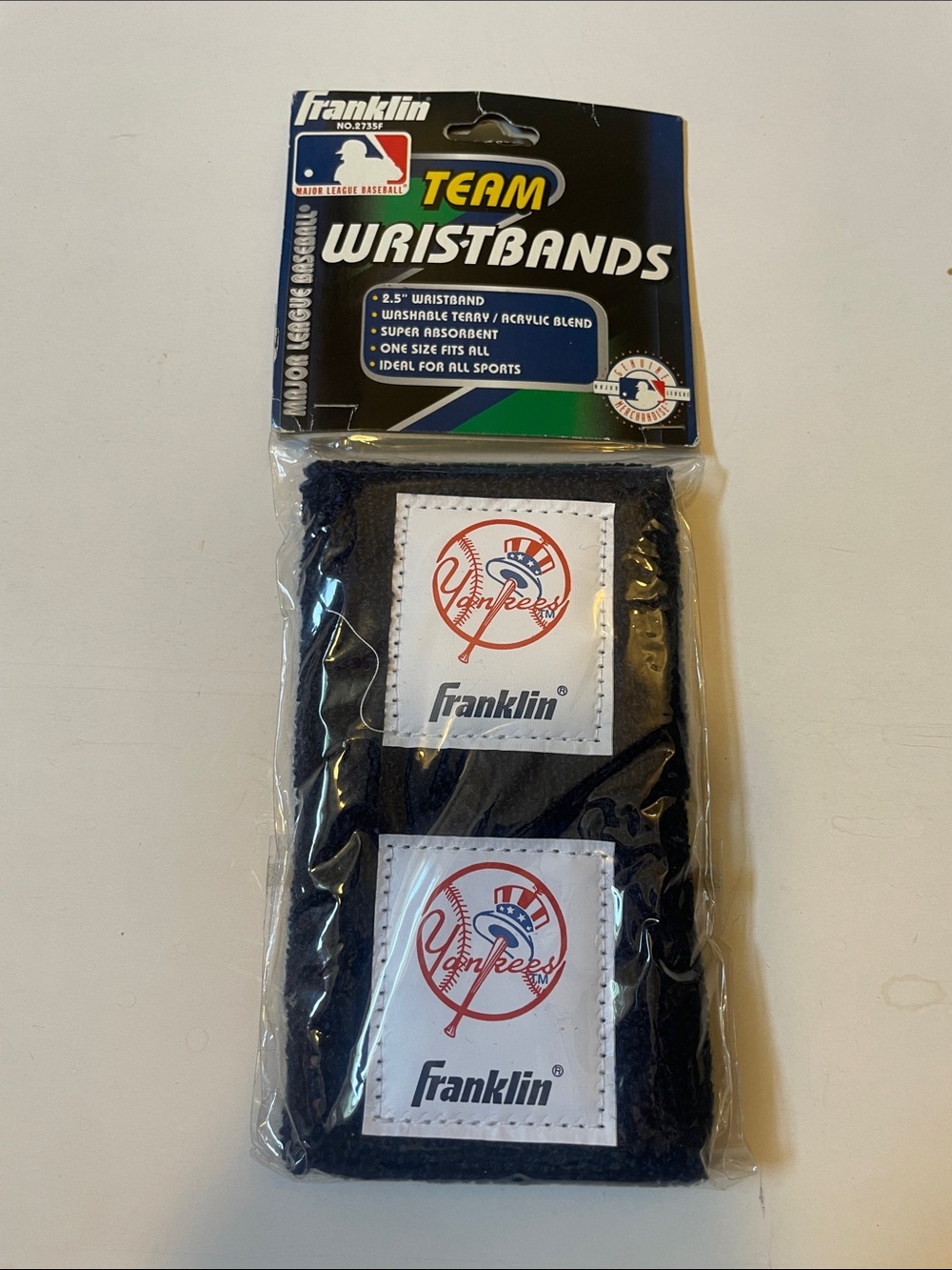 NWT New York Yankees Team Wristbands - 2-Pack